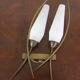 Paire d'appliques en bronze 1960