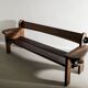 Vintage Swedish Wooden Pine Sofa by David Rosén for NK Sweden, 1930s