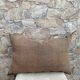 Housse de coussin en soie marocaine à motif cactus : Coussin brodé berbère