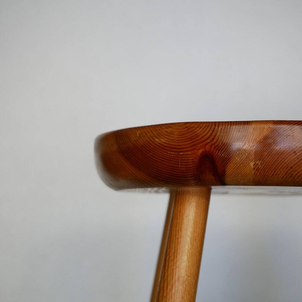 Vintage stool in the style of Charlotte Perriand, 1960s