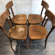 Suite de 4 chaises de bistrot Thonet, années 1960