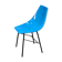 Metal and blue fiber chair by Miroslav Navratil for Vertex