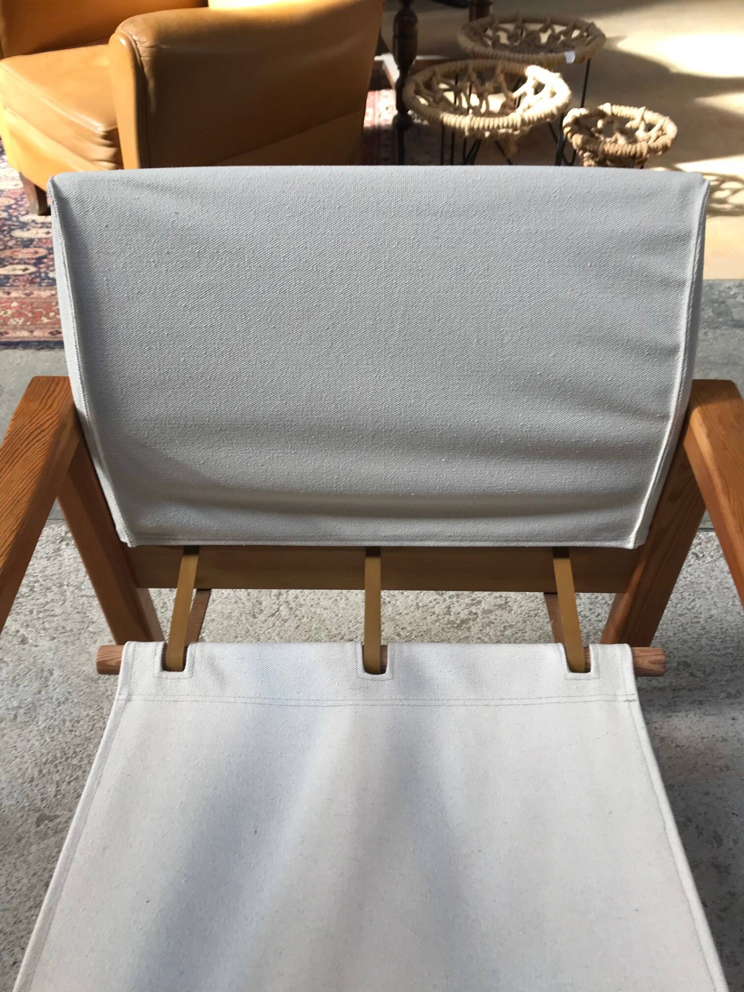 Vintage armchair by Karin Mobring from the 70s, new fabric and straps