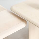 Square coffee table duo in Sycamore Maple