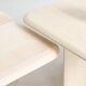 Duo de table basse carré en Erable Sycomore