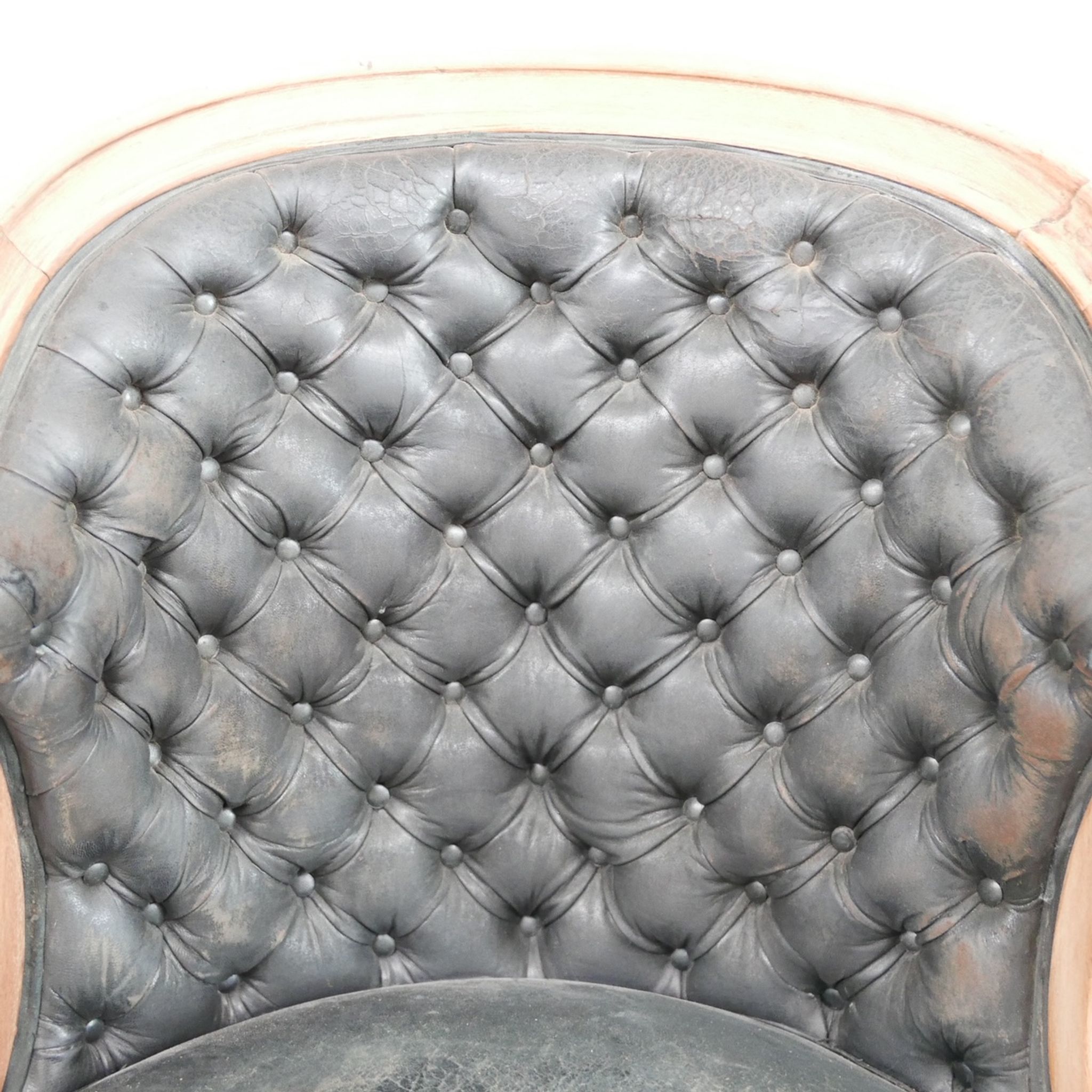 Pair of antique 'captain's" swivel office chairs