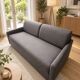 Grey 3-seater convertible sofa – very good condition