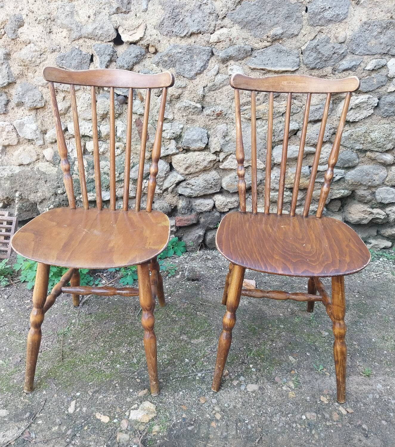 Paire de chaises bistrot Baumann