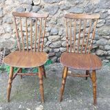 Pair of Baumann bistro chairs
