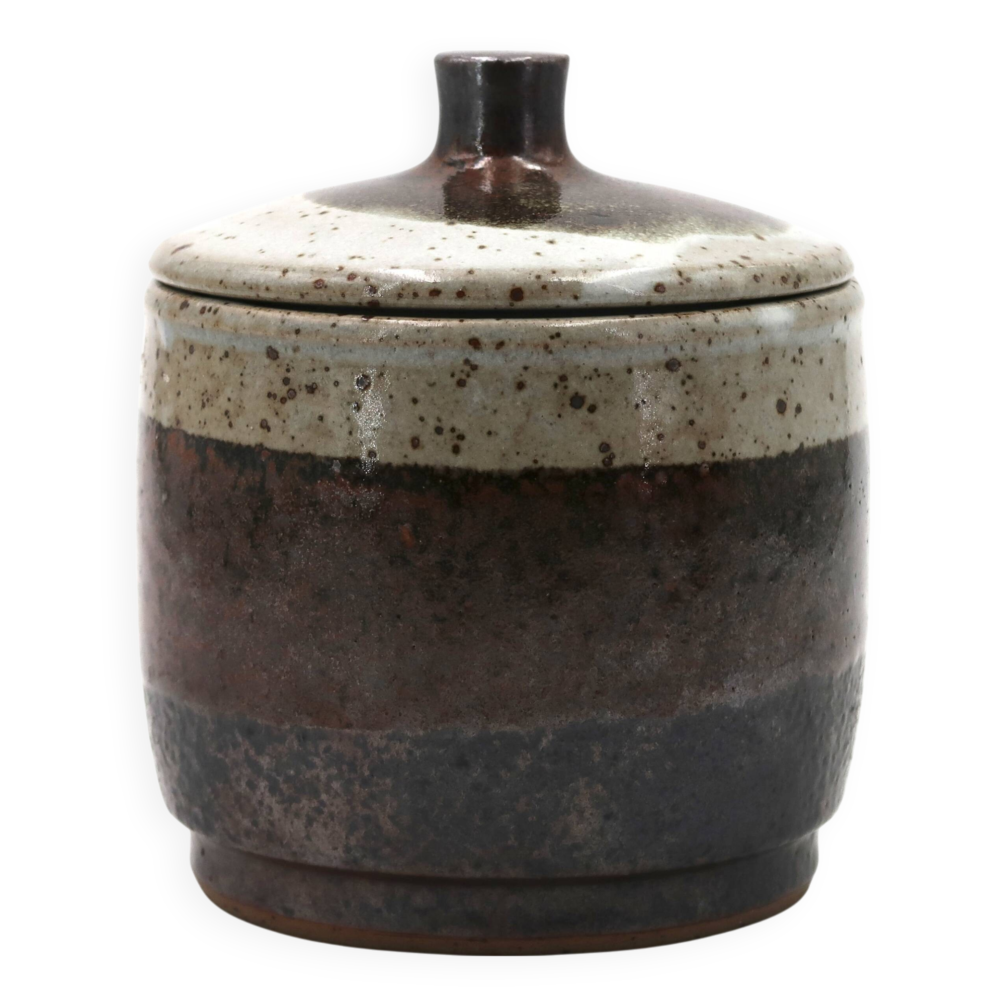 Ceramic tobacco jar by Uwe Krause, 1970s