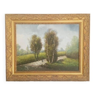 Huile sur toile