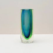 Sommerso Vase - Murano blown glass, Italy 1980