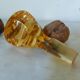 Amber crystal carafe