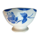 Art Deco bowl, Blue roses and ed edge of blue teeth, signed GIEN model Mona
