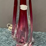 Solid crystal lamp Val Saint Lambert.