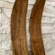 Paire de ski vintage en bois