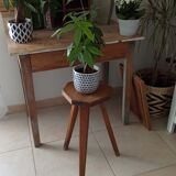 Vintage tripod stool 70s