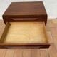 Vintage Scandinavian design bedside table in teak by the Danish Andersen.