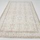 6x9 Beige & Brown Bordered Pattern Turkish Rug, 174x279Cm