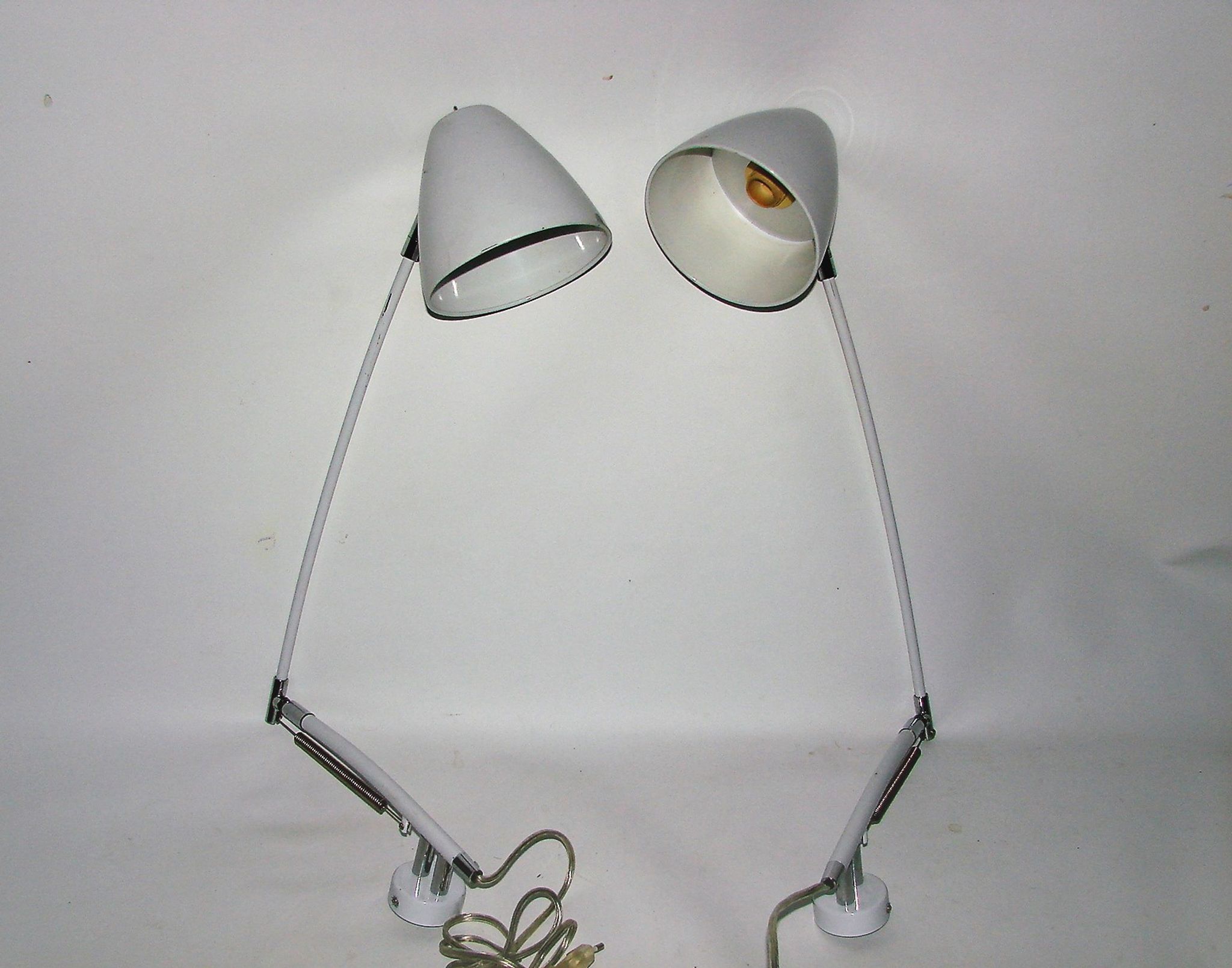 Pair of wall lamps, 90s