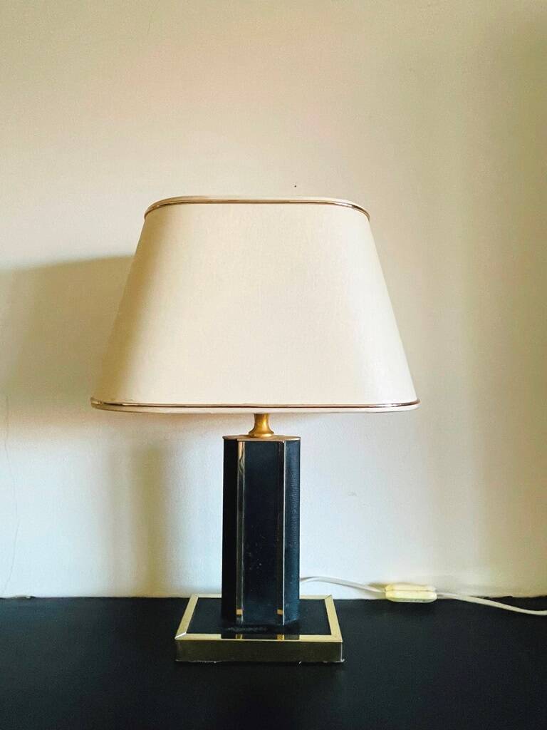 R. De Schuitener Lamp “Hollywood Regency” Vintage 80s