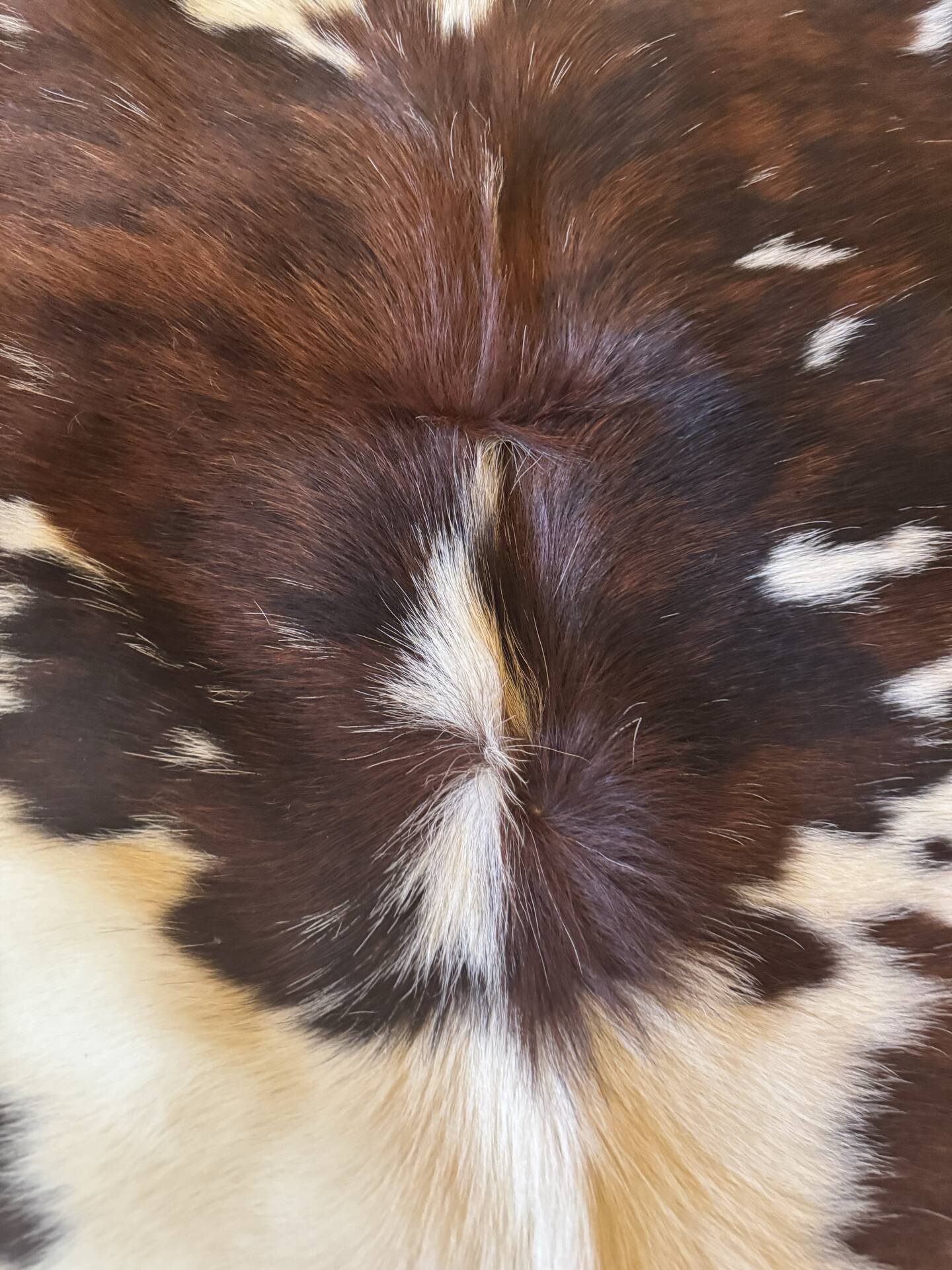 Genuine leather rug – Natural leather