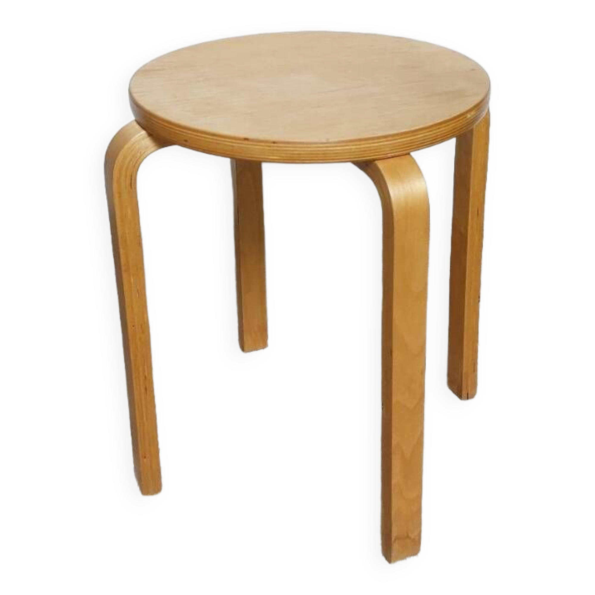 Vintage Frosta Bentwood Ikea stool, 1990s