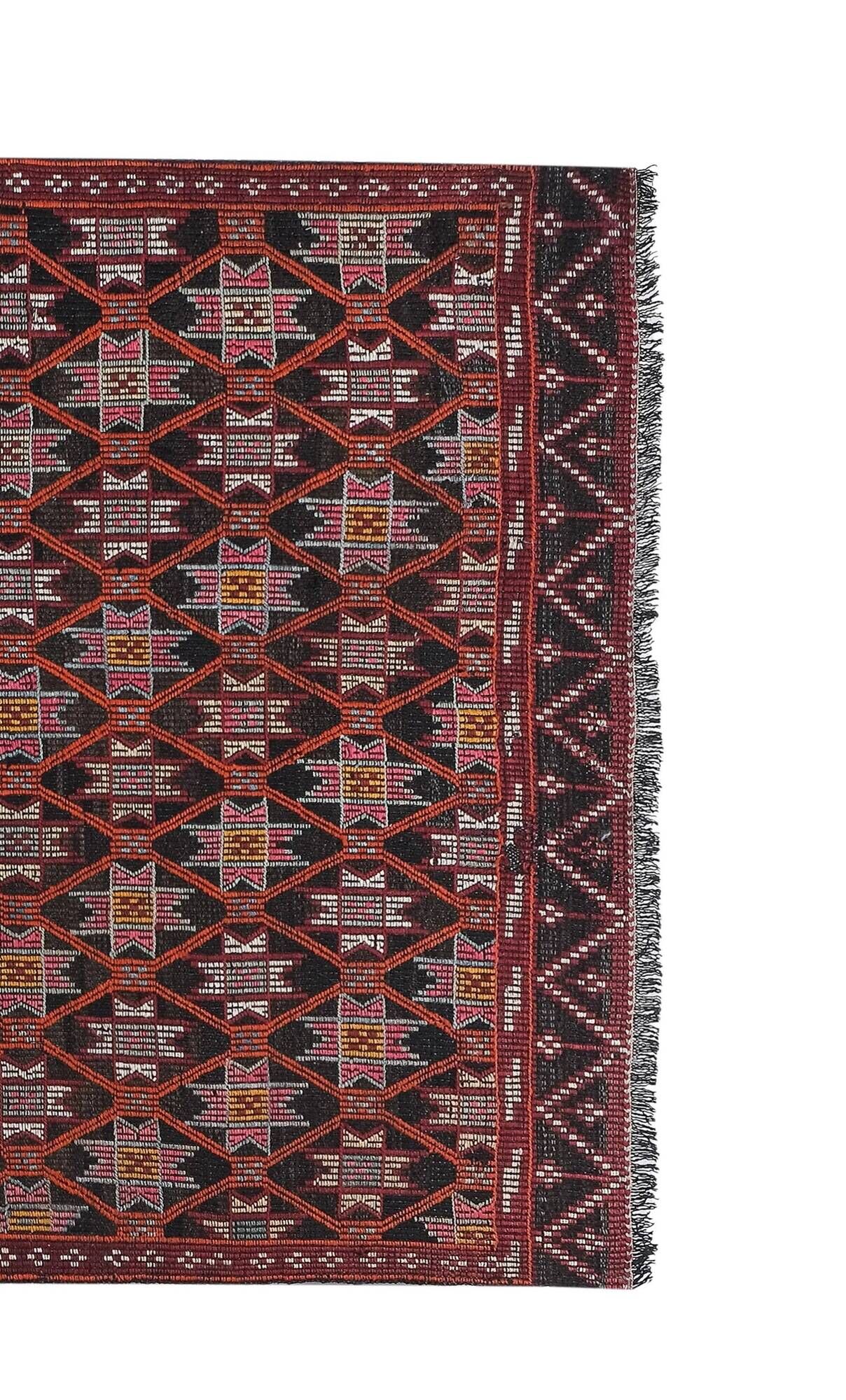 Vintage Turkish rug handmade 157x266 cm