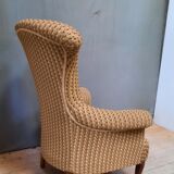 Fauteiuil toad upholstered Napoleon III