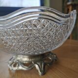 Val Saint Lambert crystal salad bowl