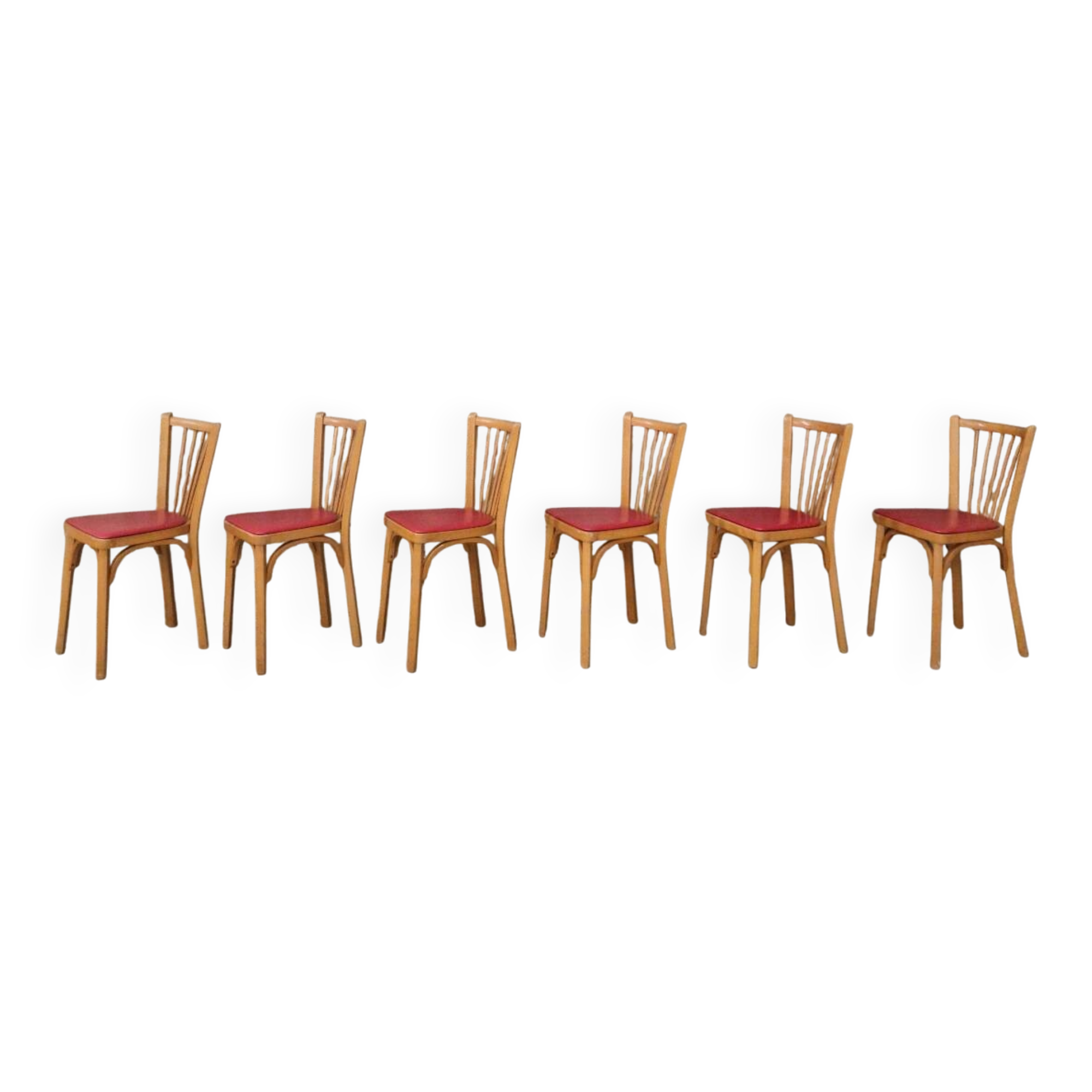 6 Baumann chairs no. 153