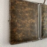 Miroir triptyque de barbier en verre biseauté, 1930