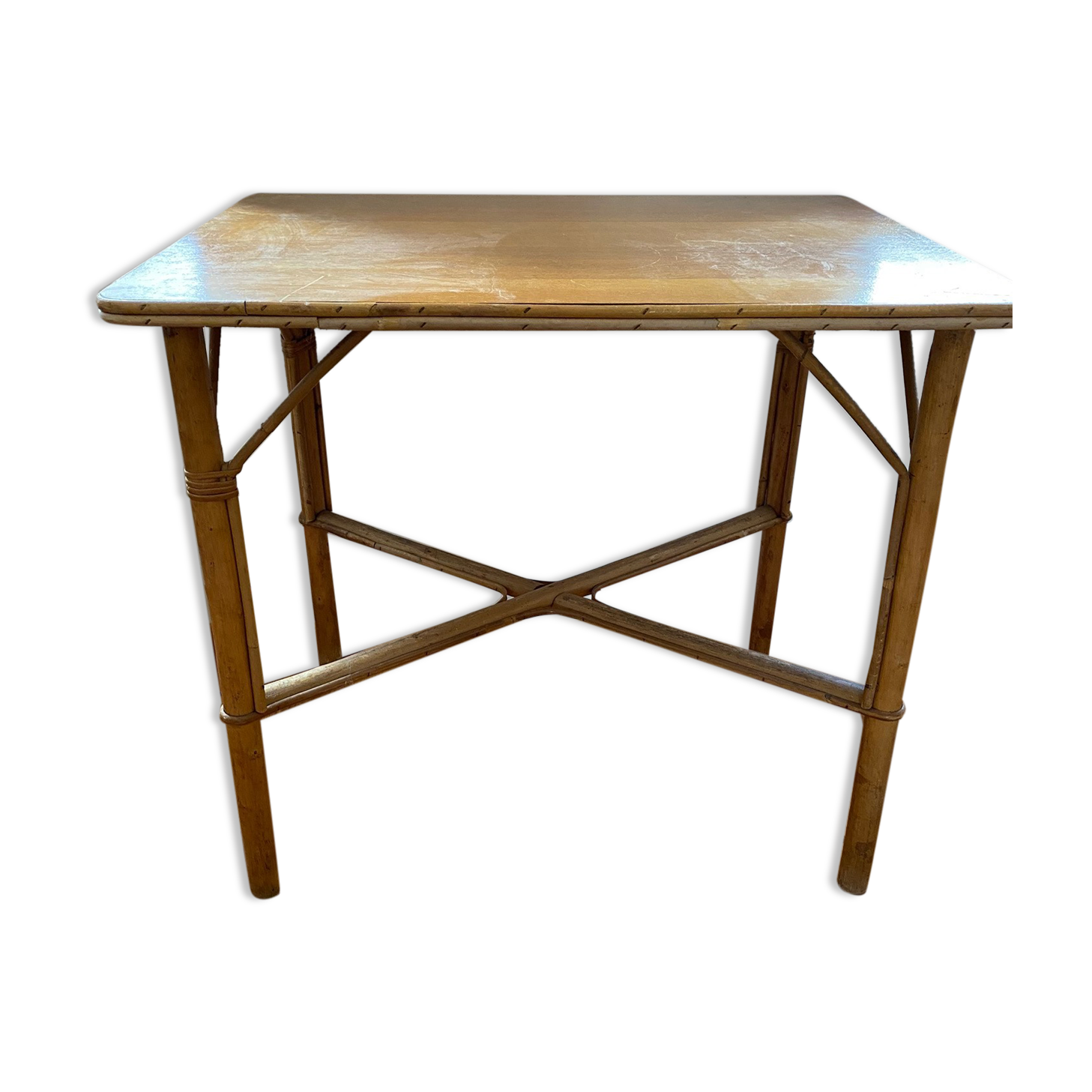 Rattan table