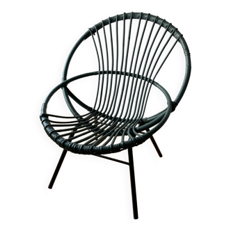 Wicker armchair vintage