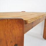 Pinewood dining table, The Netherlands 1970's