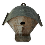 Old wooden and zinc nest box