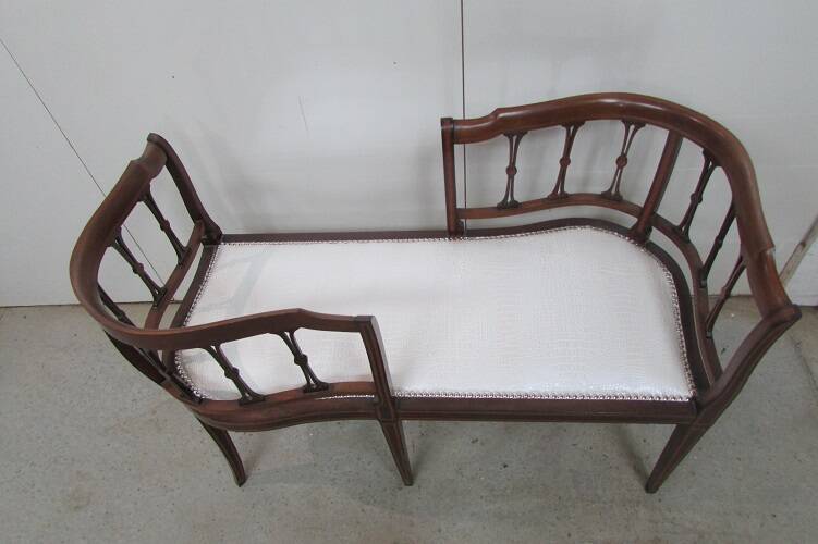 Art Nouveau Confidential Bench