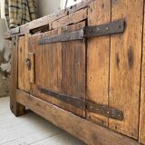 Established former brutalist console oak pine