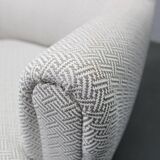 1960s Restored Wingback Chair, Czechoslovakia