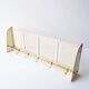 1950s German metal wall coat rack