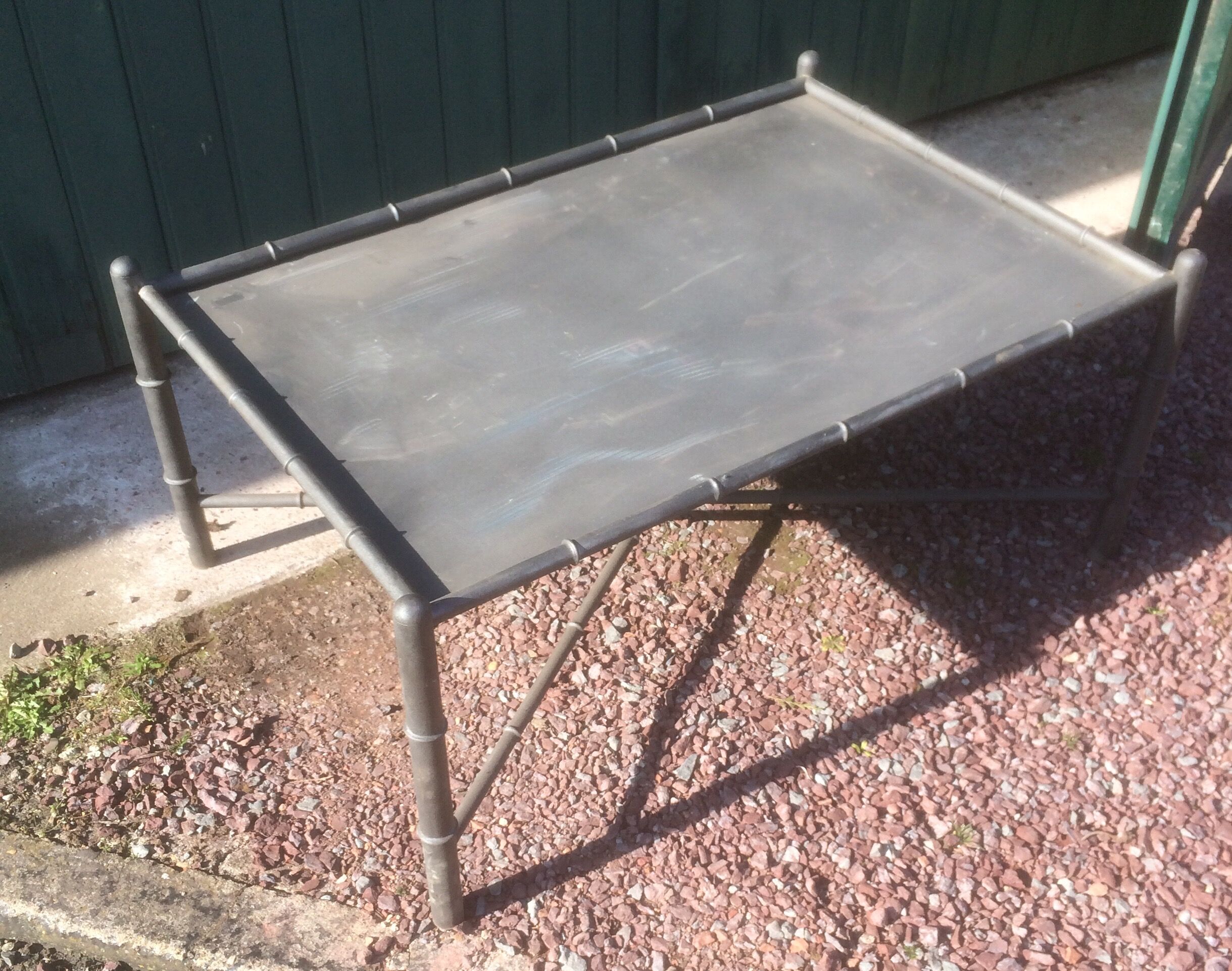 Industrial coffee table