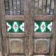 Porte en bois et fer forgé Japon