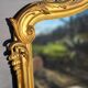 Miroir de cheminée doré XIXe style Louis XV