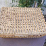 Wicker briefcase suitcase