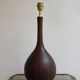Wooden ceramic lamp stand, made in Italy, 1960