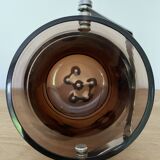 Vintage glass ice cube bucket