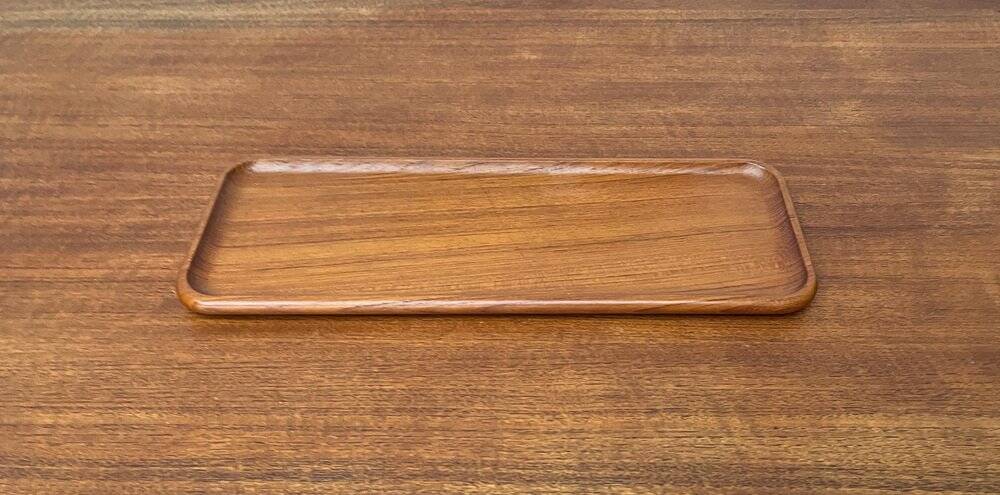 Scandinavian teak plateau from the mid-century by Äkta Teak, 1960s.