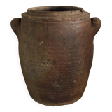 Vase Terracotta pot two handles handcrafted