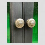 Buffet parisien vitré noir art déco 1930