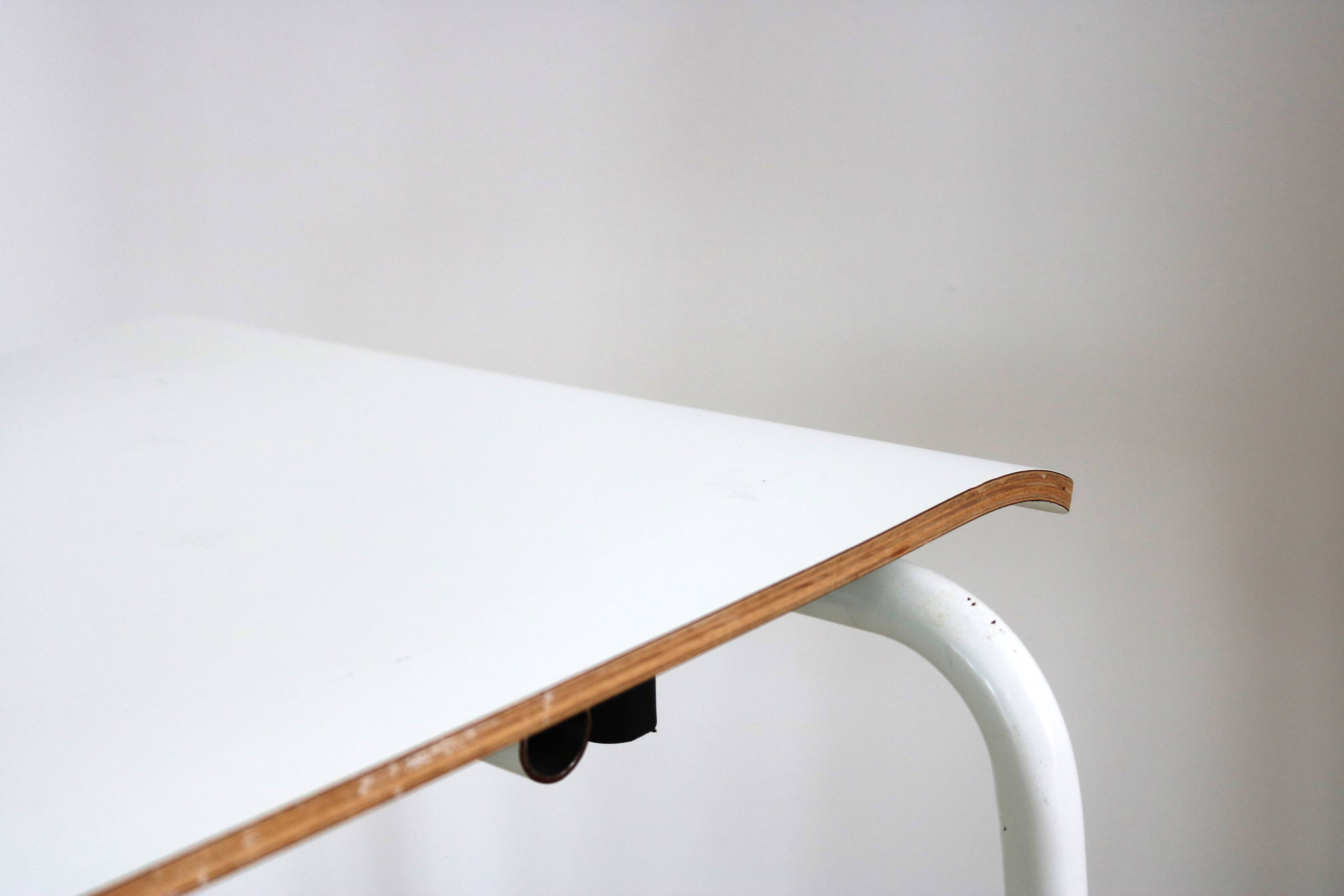 Set of 4 industrial stacking chairs